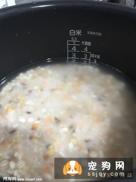 给宠物狗狗好吃的米饭煮法！