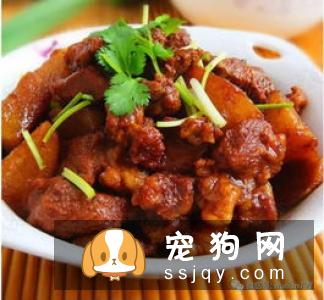 狗狗怎么吃都不厌的美味:炖小羊肉